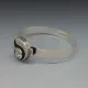 Sten and Laine, Finland,  Silver  Bracelet with Large Rock Crystal