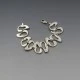 Hans Jurgen Minck Denmark Abstract Silver Bracelet