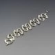Hans Jurgen Minck Denmark Abstract Silver Bracelet
