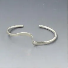 Modernist Mexico Silver Bangle