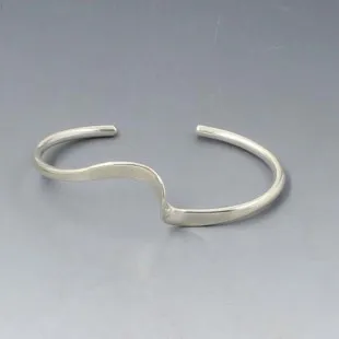 Modernist Mexico Silver Bangle