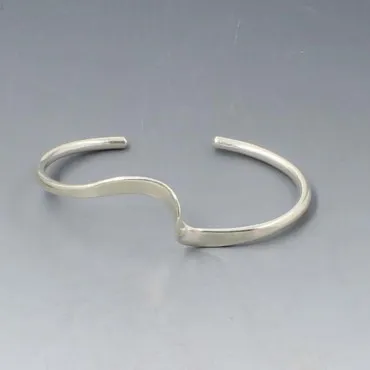 Modernist Mexico Silver Bangle