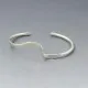 Modernist Mexico Silver Bangle