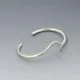 Modernist Mexico Silver Bangle