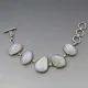Rainbow Moonstone Cabochon Bracelet