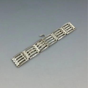 Sterling Silver Gate Bracelet London 1976