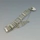Sterling Silver Gate Bracelet London 1976