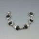 Jade and Sterling Silver Link Bracelet