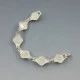 Jade and Sterling Silver Link Bracelet