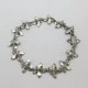  Bernard Instone 1969 Sterling Silver Leaf Bracelet
