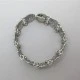 Bernard Instone Signed Silver Floral Bracelet
