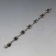 Labradorite Art Deco Style Silver Bracelet
