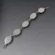 Jade and Sterling Silver Bracelet