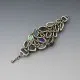 Multi Labradorite and Sterling Silver Statement Bracelet