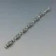 Danish 830 Silver Flower Design Bracelet
