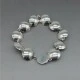 NE FROM Modernist  Rhodolite and Silver Bracelet