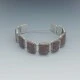  Pietersite and  Silver  Modernist Link Bracelet