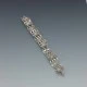 Andreas Daub Pink Rhodolite and 835 Silver Bracelet