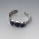 Lapis Lazuli Silver Cuff Bracelet