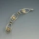 Tigers Eye and 835 Silver Ovals Bracelet