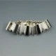 Black Onyx and Sterling Silver Art Deco  Bracelet