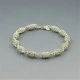 Textured Sterling Silver Bead Bracelet
