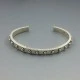 Alexander McQueen Sterling Silver Studded Bracelet
