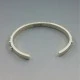 Alexander McQueen Sterling Silver Studded Bracelet