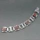 Andreas Daub Pink Rhodolite and 835 Silver Bracelet