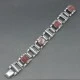 Andreas Daub Pink Rhodolite and 835 Silver Bracele