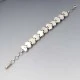 Grey Moonstone Sterling Silver Bracelet