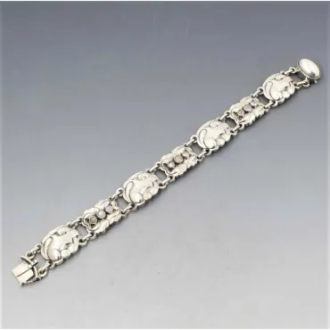Georg Jensen Moonstone Silver Bracelet #24