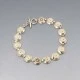 Herman Siersbol Sterling Silver Flower Bracelet