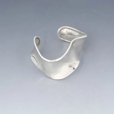 Solid Silver Cuff Bracelet 