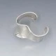 Solid Silver Cuff Bangle