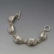 Silver Modernist Link Bracelet