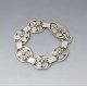 Soren Georg Kjeldsen Silver Swirl Bracelet