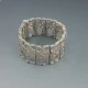  Stunning Sterling Silver Abstract Modernist Bracelet
