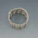   Stunning Sterling Silver Abstract Modernist Bracelet