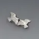 Rare Georg Jensen Sterling  Silver Two  Swallows Brooch #316