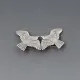 Rare Georg Jensen Sterling  Silver Two  Swallows Brooch #316