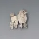 Jane Watling Silver Poodle Brooch