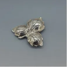  DANECRAFT Sterling Silver Floral Brooch