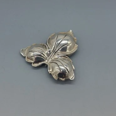  DANECRAFT Sterling Silver Floral Brooch