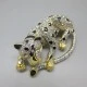 Vogue Black Clear Crystal Panther Brooch