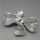 1980's Ciner Large Crystal Bow Brooch