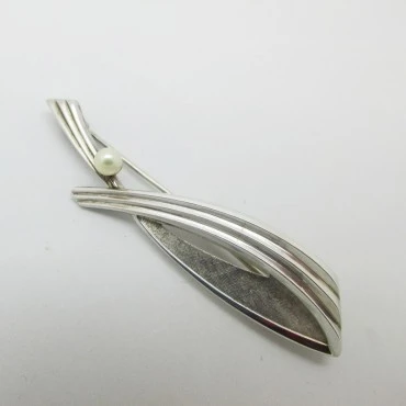Kollmar and Jourdanmodernist silver brooch