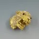 Hattie Carnegie Rhinestone Leopard Brooch 