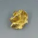 Hattie Carnegie Rhinestone Leopard Brooch 