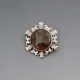 Malcolm Gray Ortak Agate  Brooch